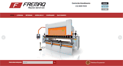 Desktop Screenshot of fremaq.com.br