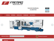 Tablet Screenshot of fremaq.com.br